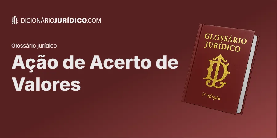 Compartilhe este tutorial: Ação de Acerto de Valores