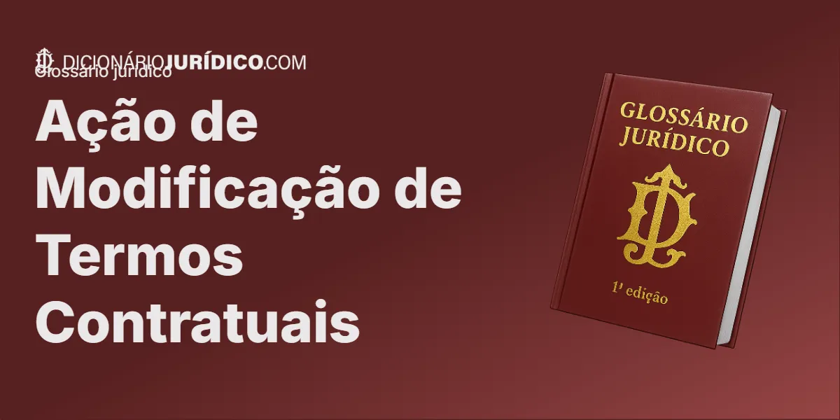 Compartilhe este tutorial: Ação de Modificação de Termos Contratuais
