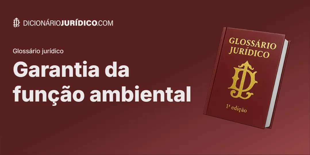 Compartilhe este tutorial: Garantia da função ambiental