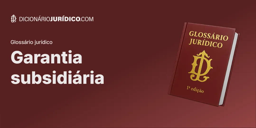 Compartilhe este tutorial: Garantia subsidiária