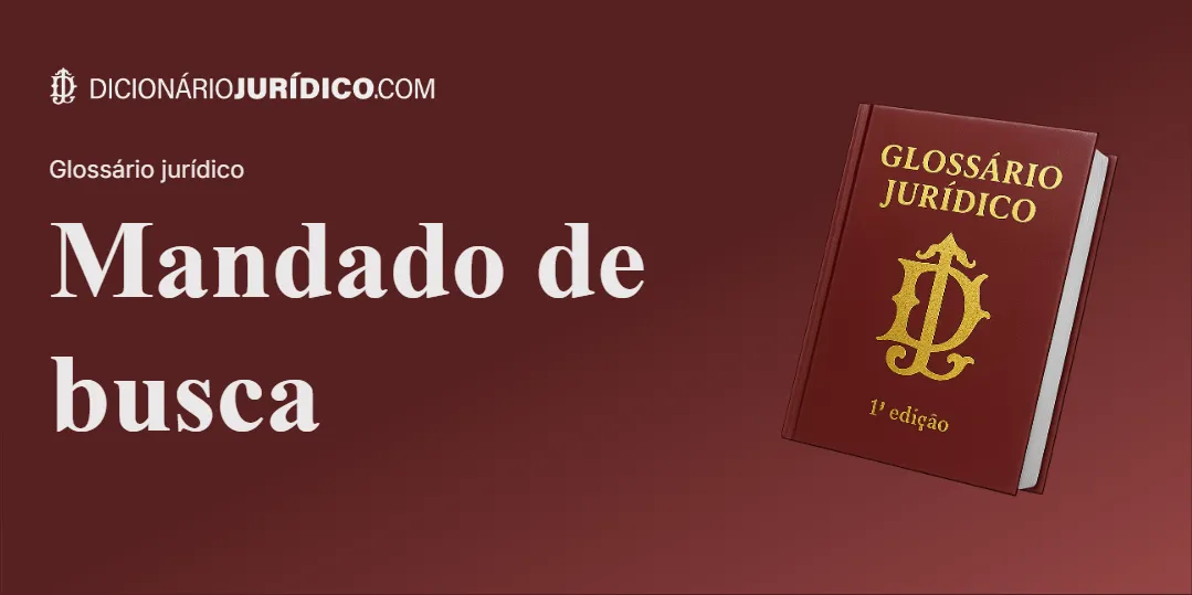 Compartilhe este tutorial: Mandado de busca