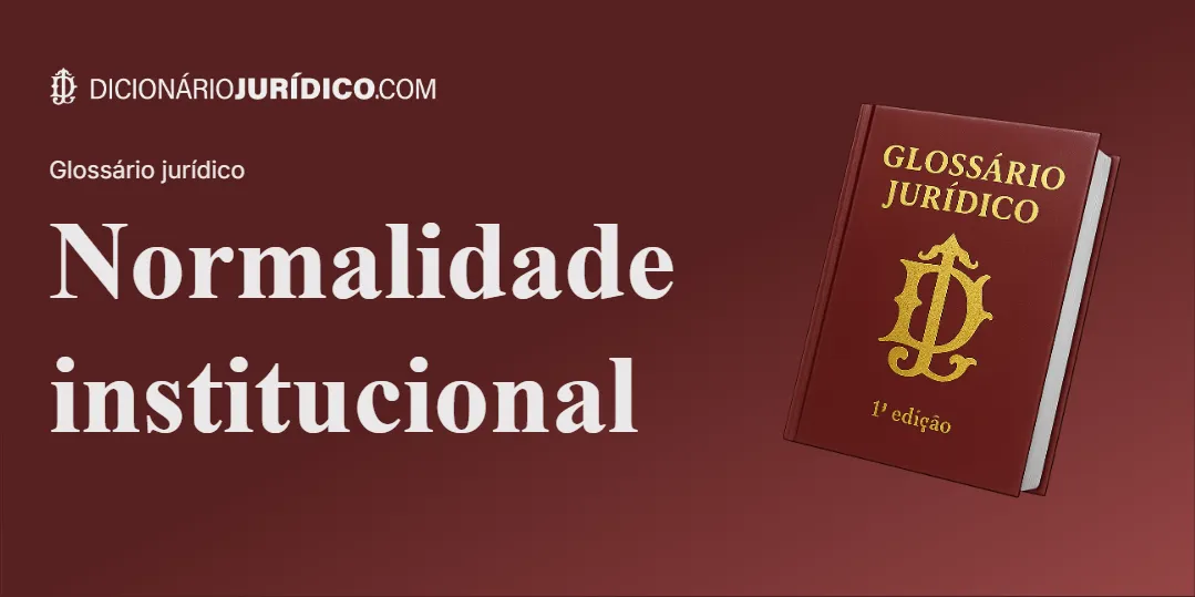 Compartilhe este artigo: Normalidade Institucional