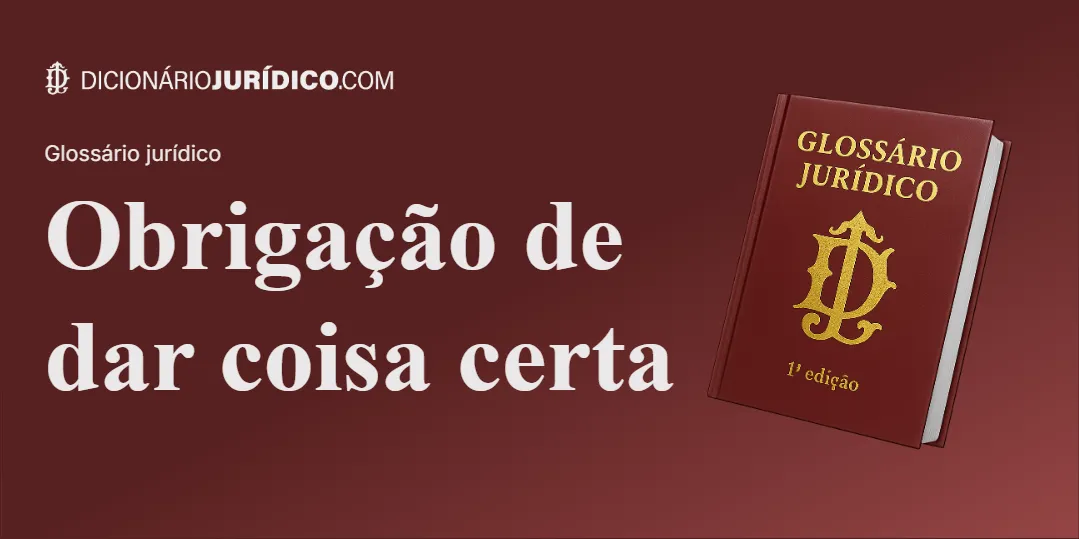 Compartilhe este tutorial: Obrigação de dar coisa certa