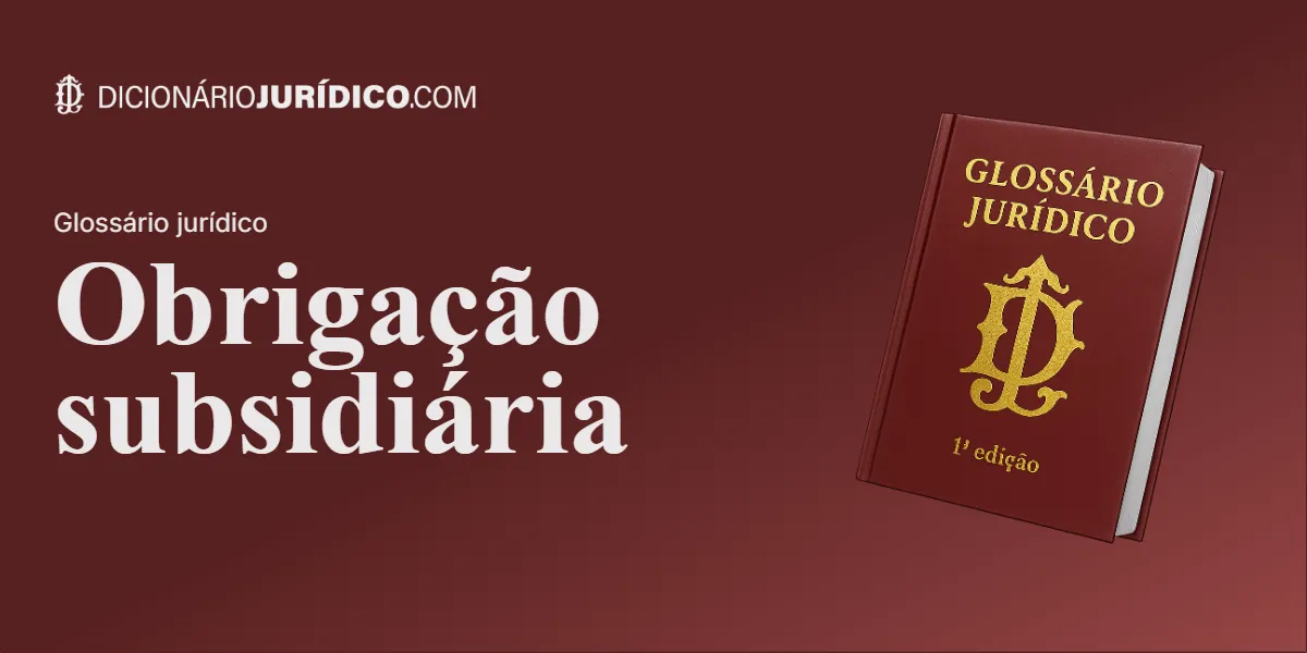 Compartilhe este tutorial: Obrigação Subsidiária