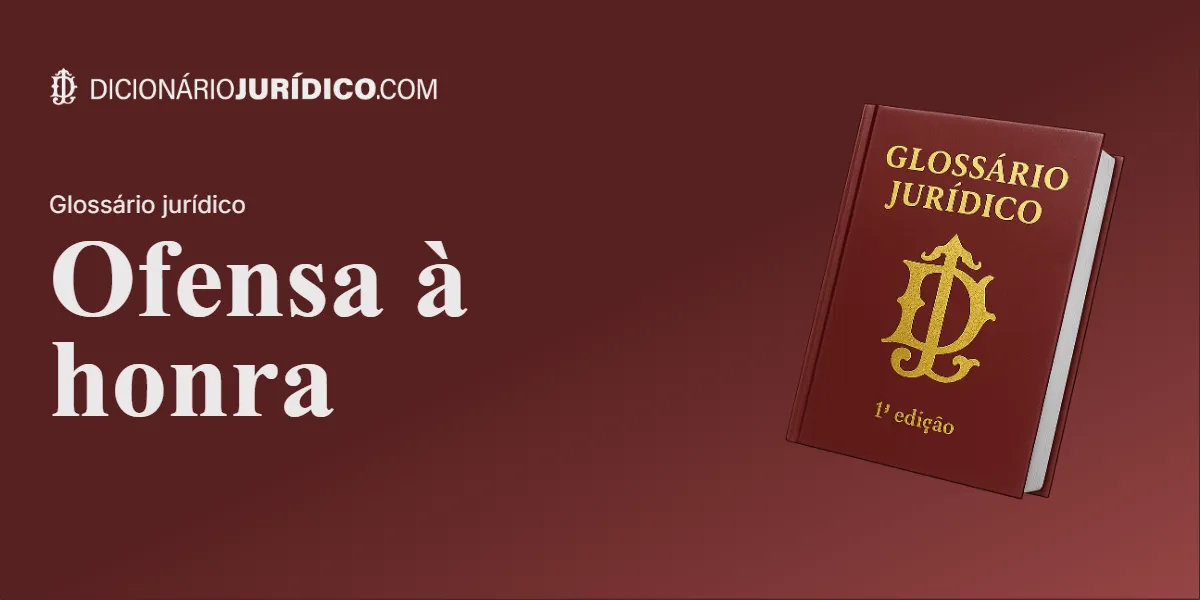Compartilhe este tutorial: Ofensa à honra