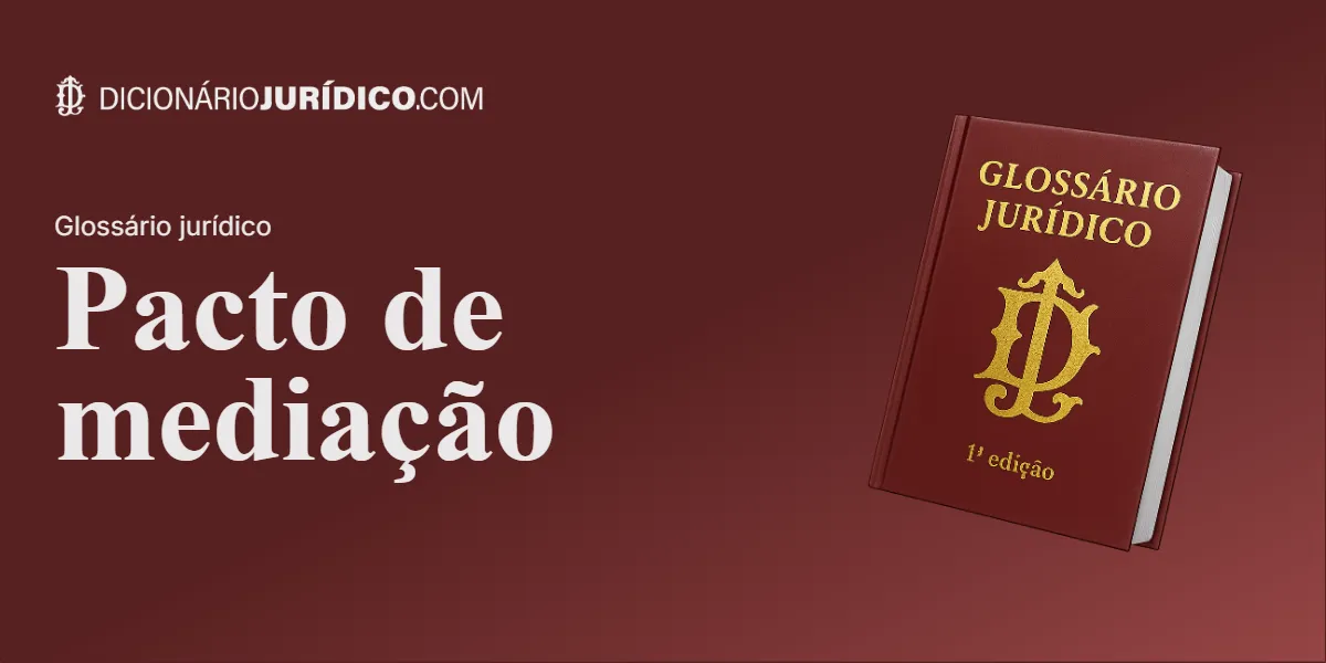 Compartilhe este tutorial: Pacto de mediação