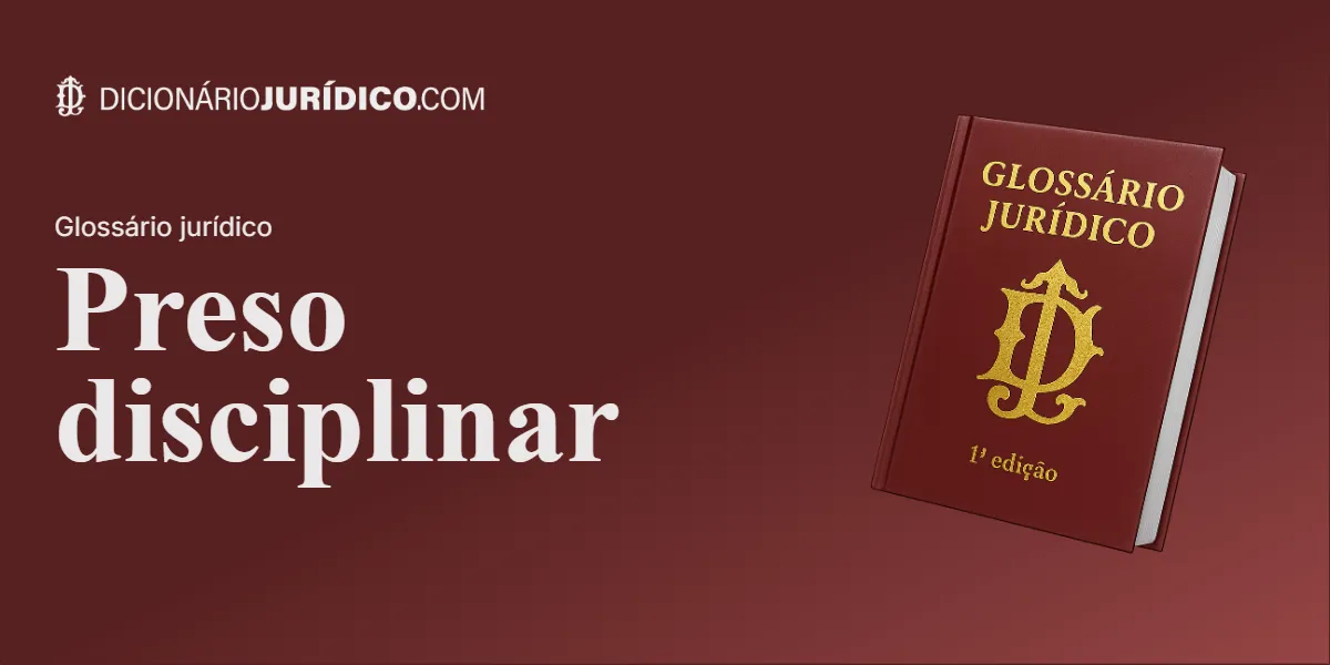 Compartilhe este tutorial: Preso disciplinar