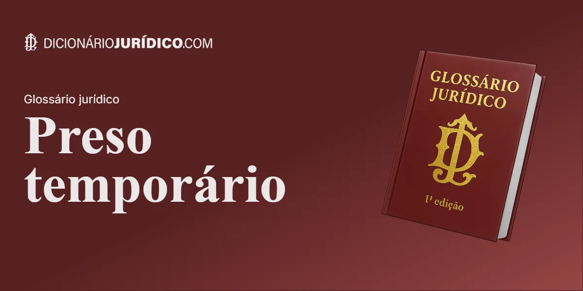 Compartilhe este tutorial: Preso temporário