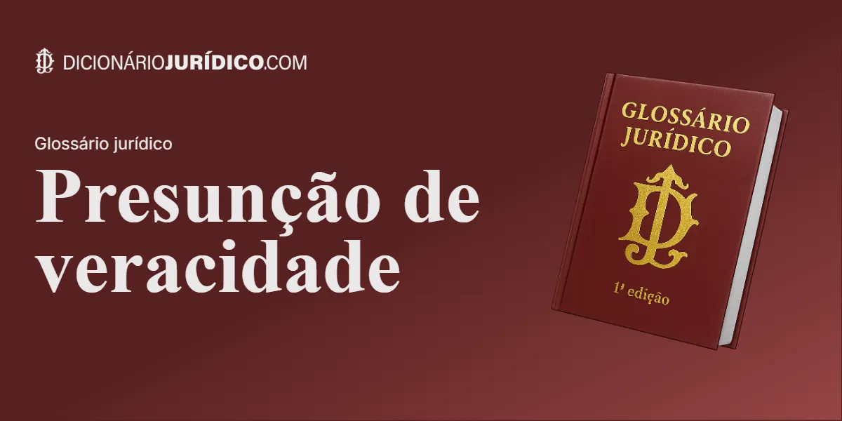 Compartilhe este tutorial: Presunção de veracidade