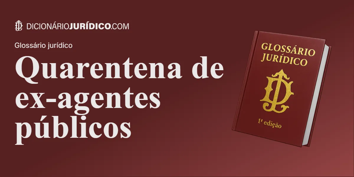 Compartilhe este tutorial: Quarentena de ex-agentes públicos