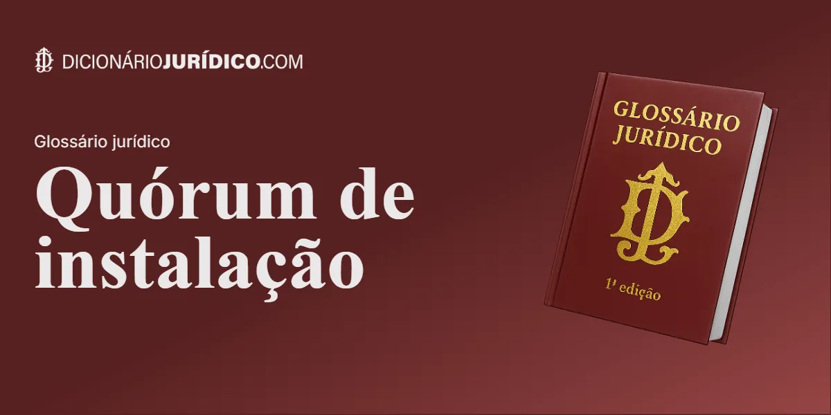 Compartilhe este tutorial: Quórum de instalação