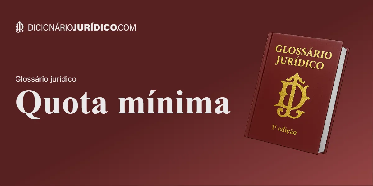 Compartilhe este tutorial: Quota mínima
