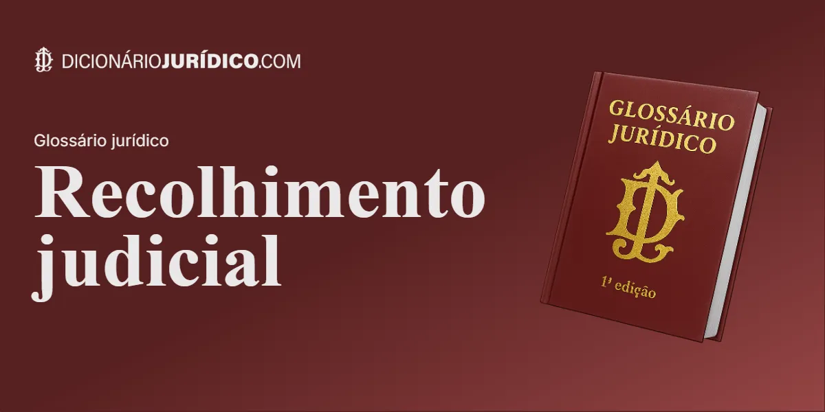 Compartilhe este tutorial: Recolhimento judicial
