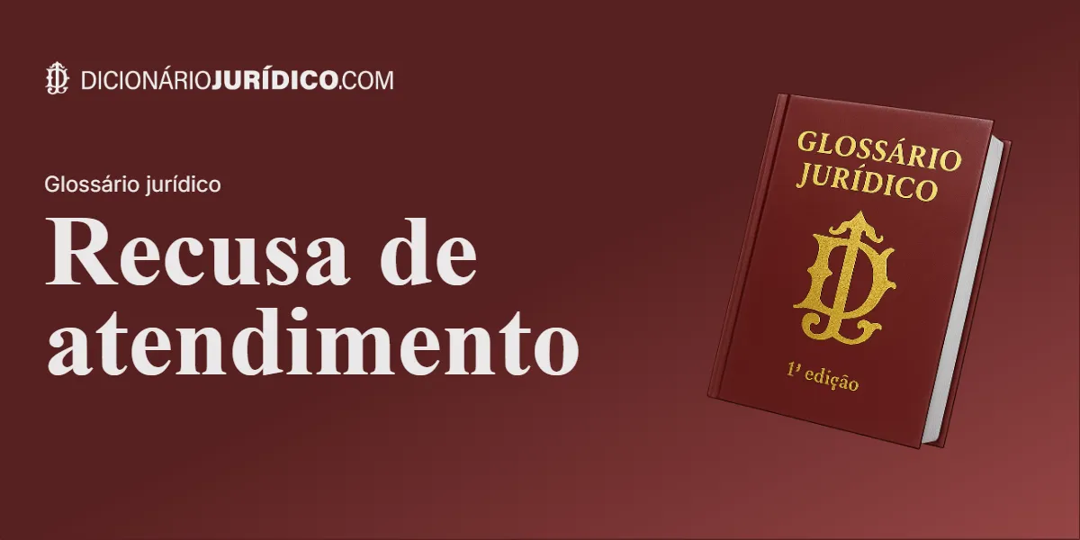 Compartilhe este tutorial: Recusa de atendimento