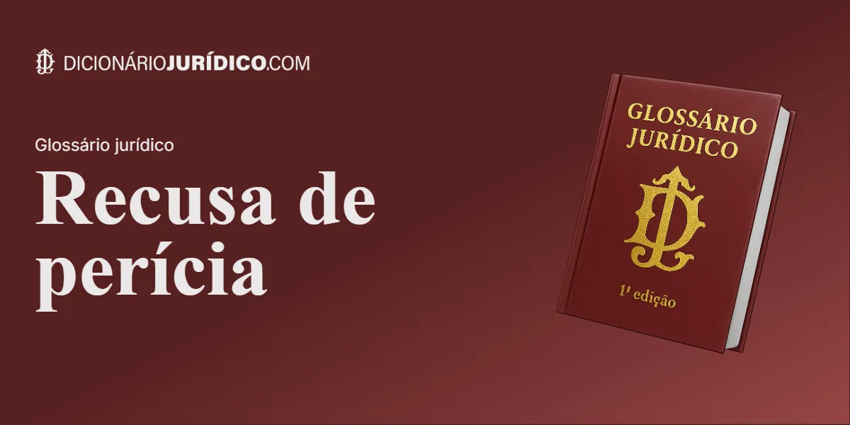 Compartilhe este tutorial: Recusa de perícia