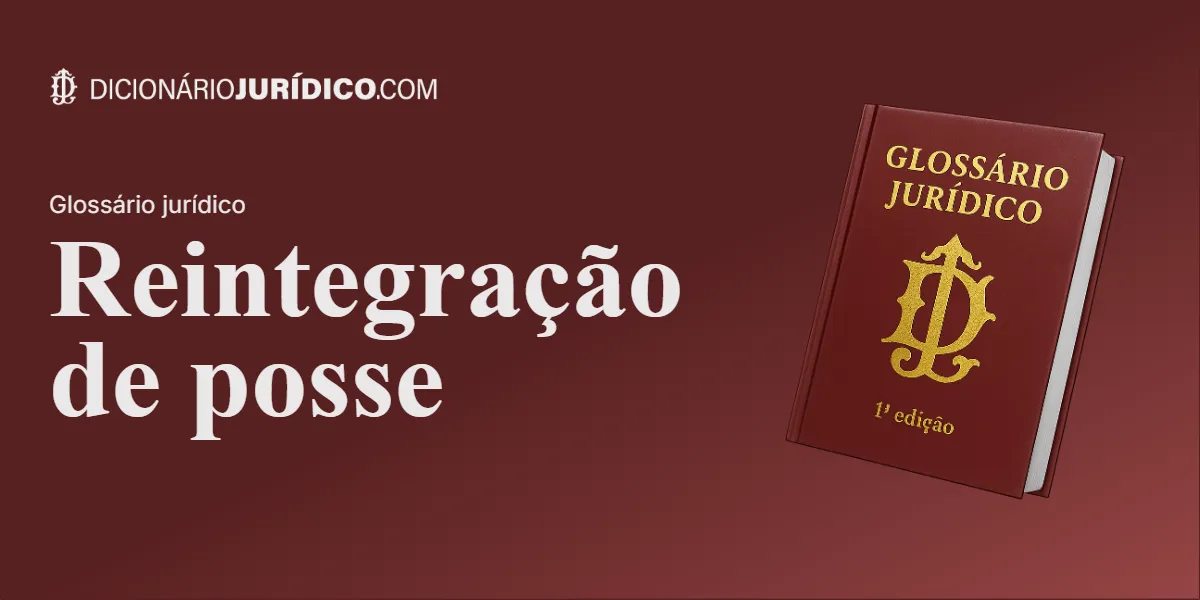 Compartilhe este tutorial: Reintegração de posse