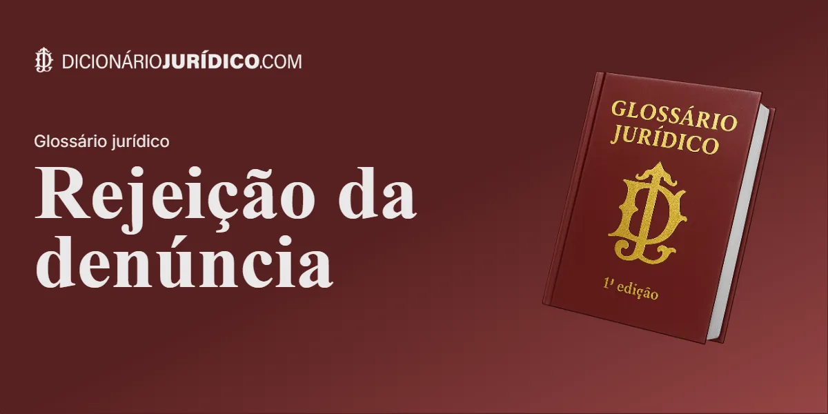 Compartilhe este tutorial: Rejeição da denúncia