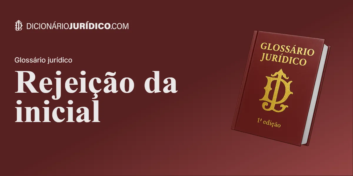 Compartilhe este tutorial: Rejeição da inicial