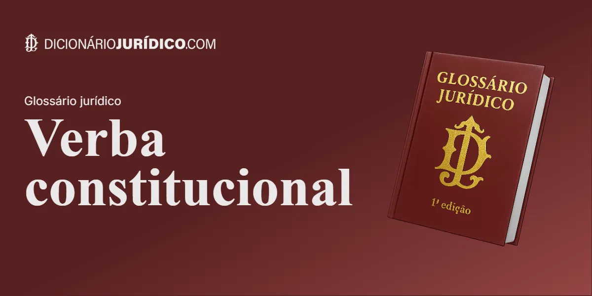 Compartilhe este tutorial: Verba constitucional