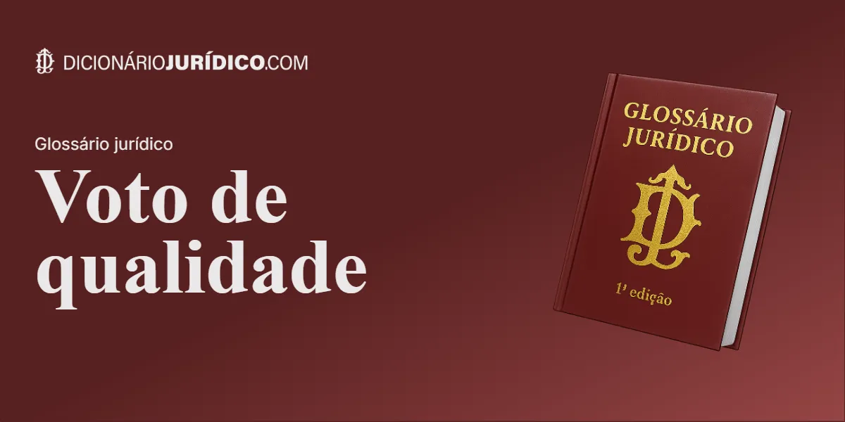 Compartilhe este tutorial: Voto de qualidade