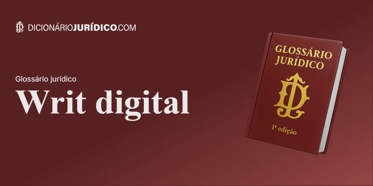 Compartilhe este tutorial: Writ digital