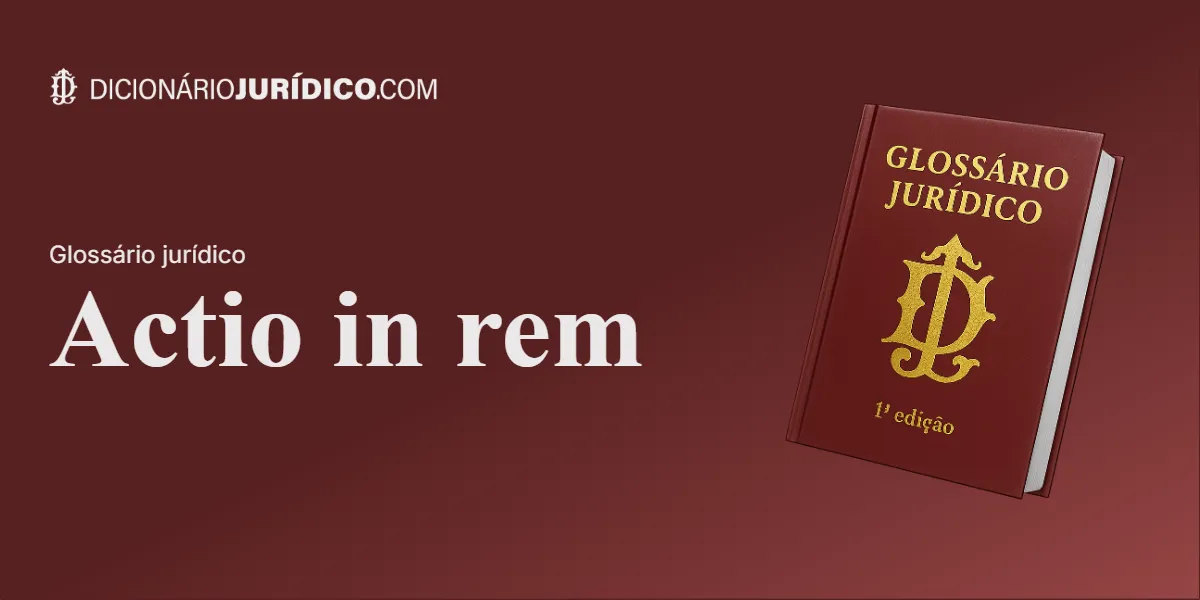 Compartilhe este artigo: Actio in rem