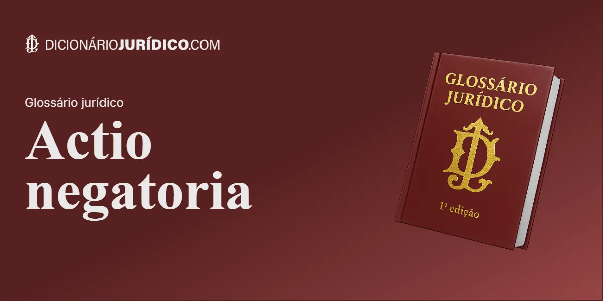 Compartilhe este artigo: Actio negatoria