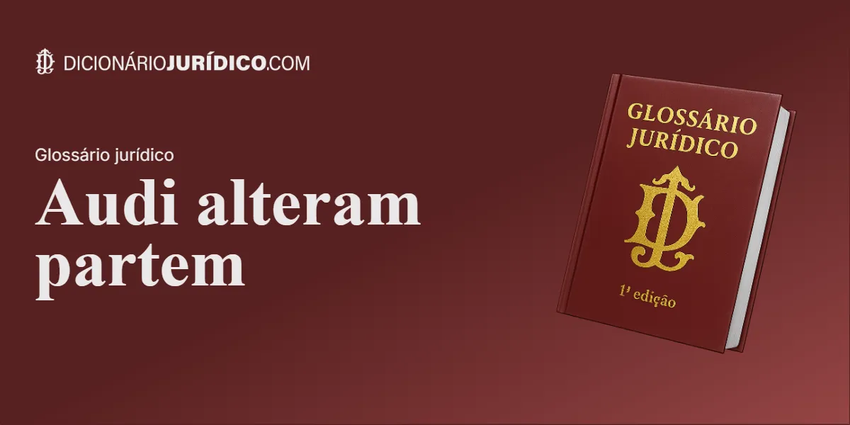 Compartilhe este artigo: Audi alteram partem