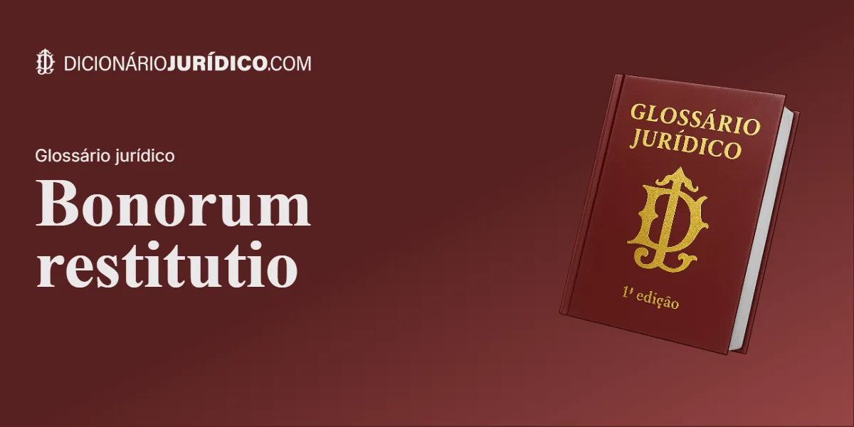 Compartilhe este tutorial: Bonorum restitutio