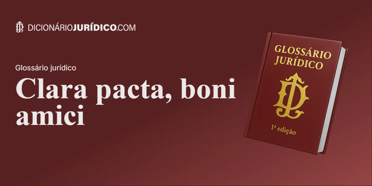 Compartilhe este tutorial: Clara pacta, boni amici