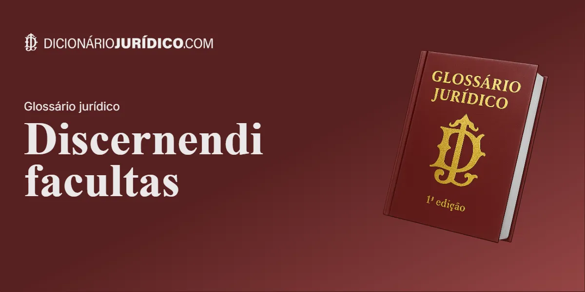 Compartilhe este artigo: Discernendi facultas