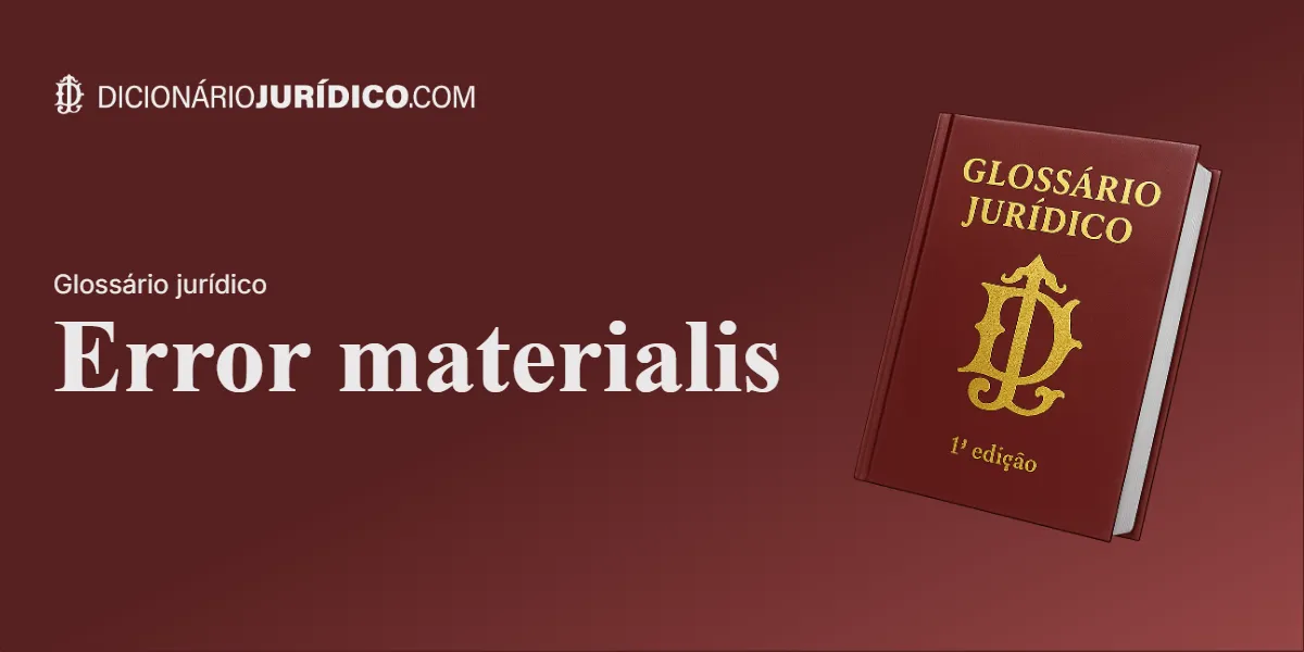 Compartilhe este tutorial: Error materialis