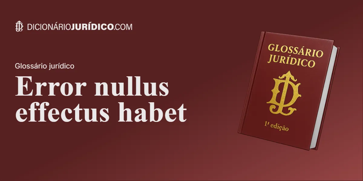 Compartilhe este tutorial: Error nullus effectus habet