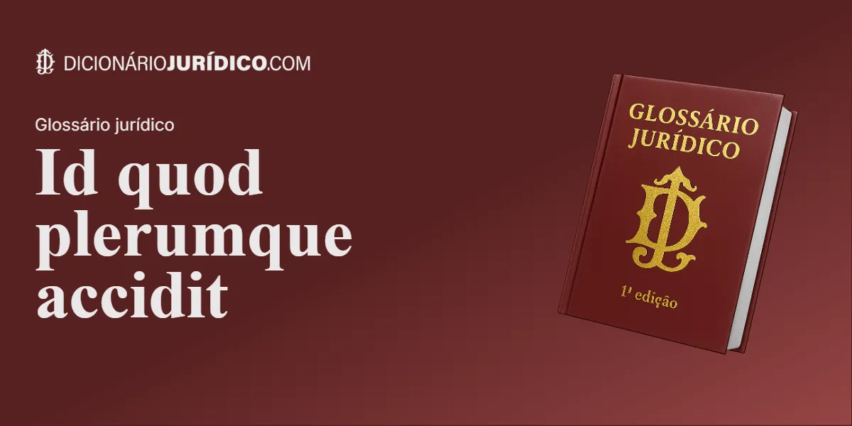 Compartilhe este tutorial: Id quod plerumque accidit