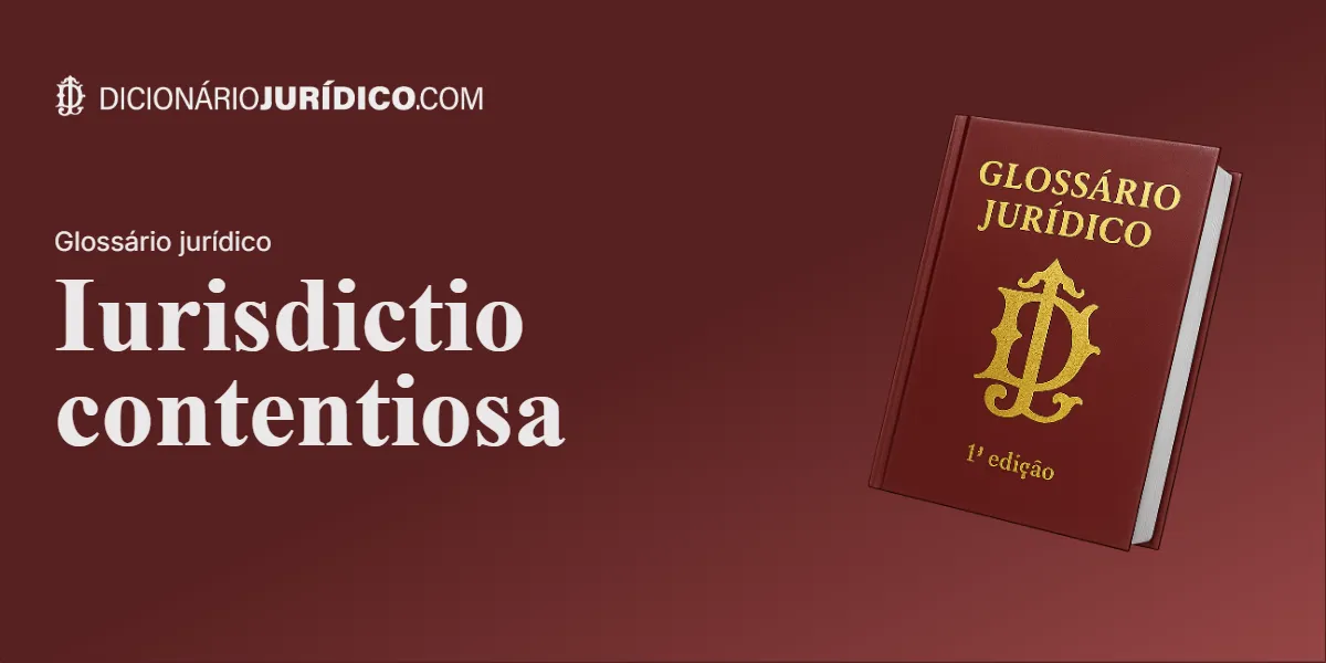 Compartilhe este tutorial: Iurisdictio contentiosa