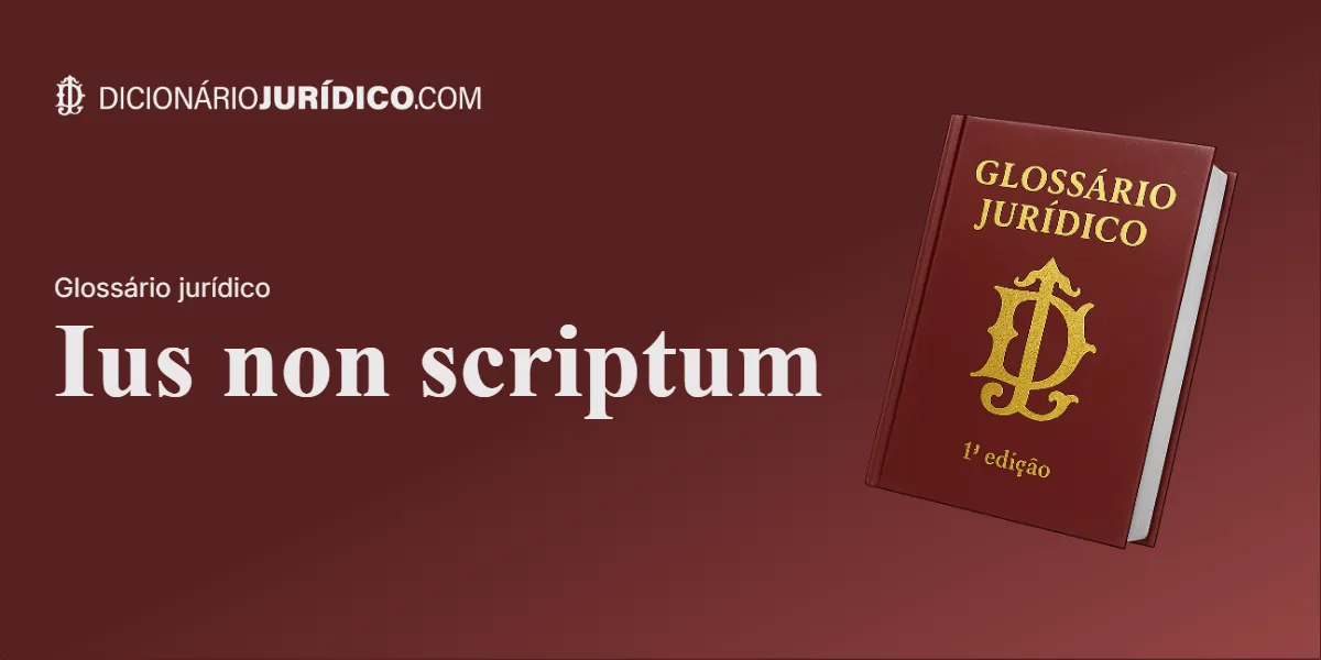 Compartilhe este tutorial: Ius non scriptum