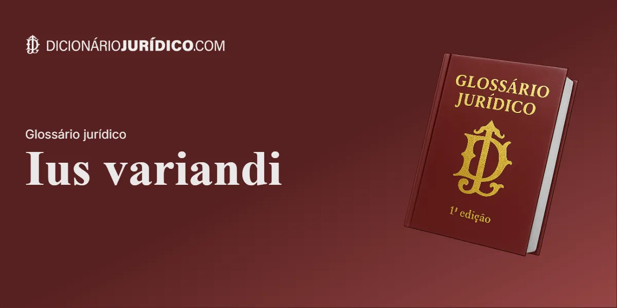 Compartilhe este tutorial: Ius variandi