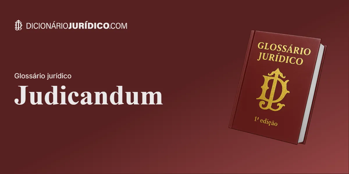 Compartilhe este artigo: Judicandum