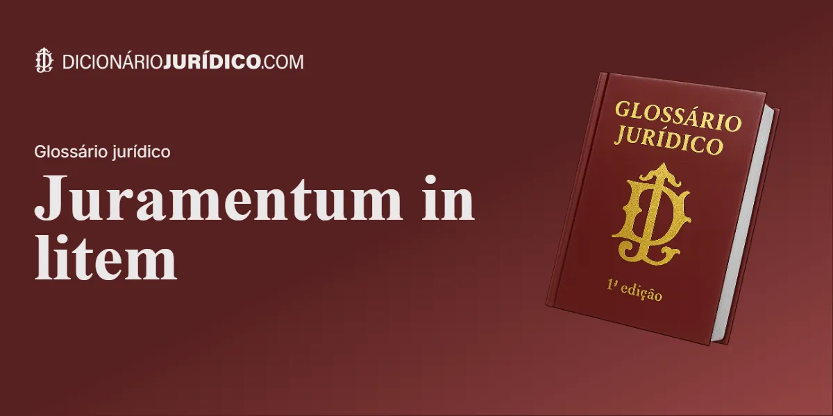 Compartilhe este tutorial: Juramentum in litem