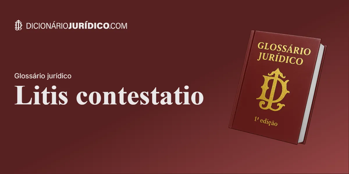 Compartilhe este tutorial: Litis Contestatio