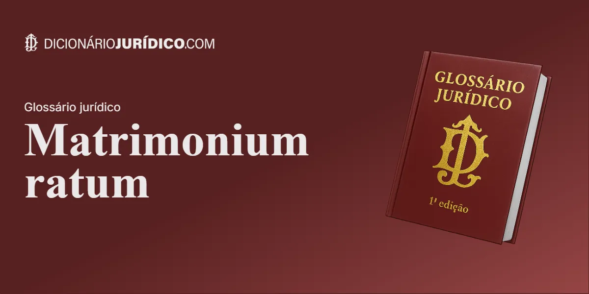 Compartilhe este artigo: Matrimonium ratum
