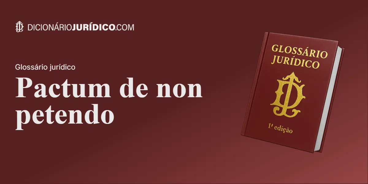 Compartilhe este tutorial: Pactum de non petendo