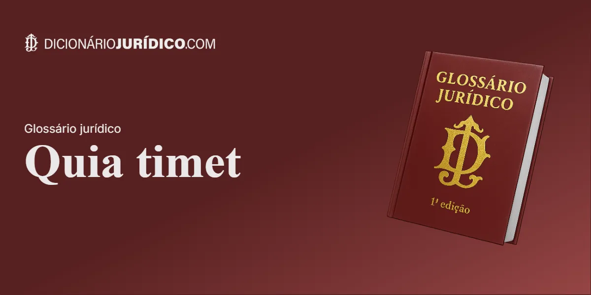 Compartilhe este tutorial: Quia timet