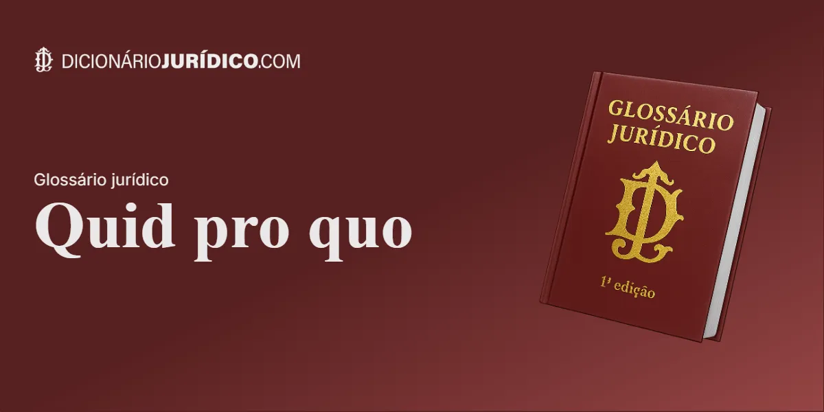 Compartilhe este tutorial: Quid pro quo