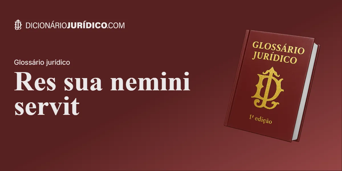 Compartilhe este artigo: Res sua nemini servit