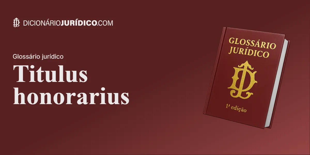 Compartilhe este tutorial: Titulus Honorarius