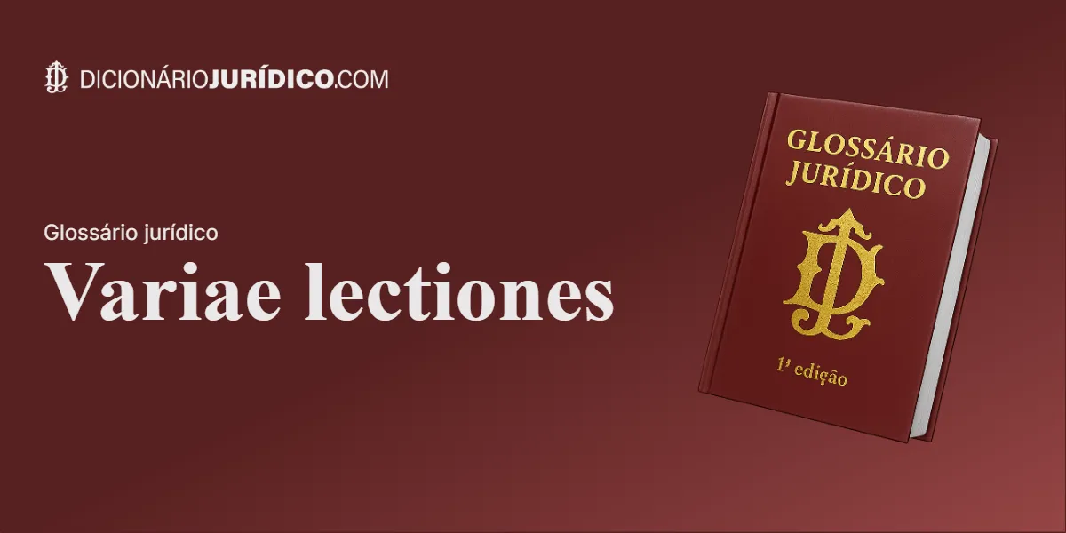 Compartilhe este tutorial: Variae lectiones